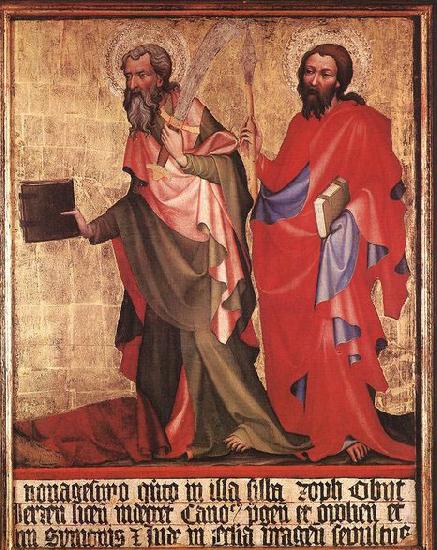 unknow artist St Bartholomew and St Thomas Germany oil painting art